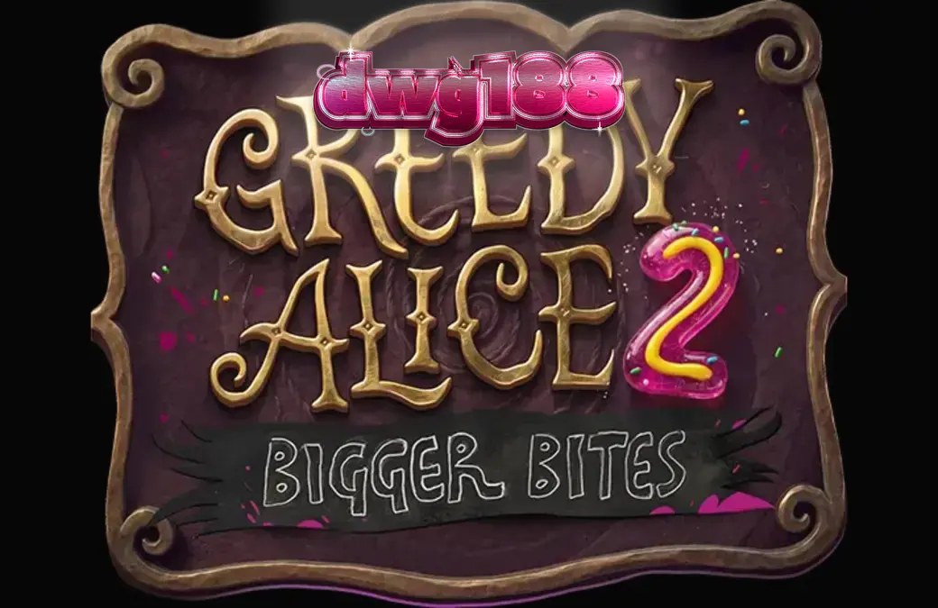 Tampilan visual slot Greedy Alice 2: Bigger Bites dengan tema steampunk horor